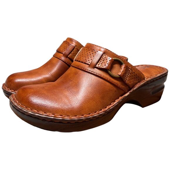 BOC BORN Polly Women's 10 Size Brown Clog Comfort Mule Platform Slip On - Picture 1 of 14